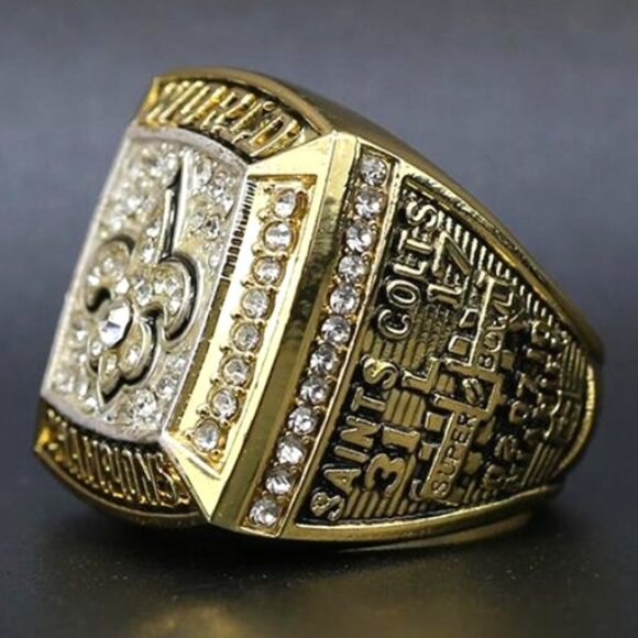New Orleans Saints Championship Ring... Fast shipped from USA - Picture 2 of 4